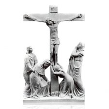 Crucifixion Large Marble Relief