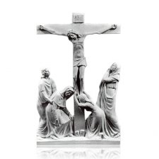 Crucifixion Small Marble Relief