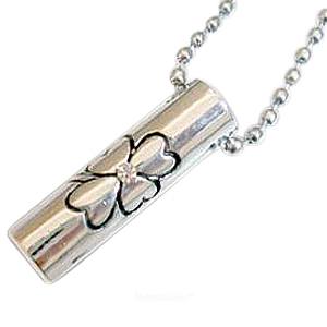 Crystal Clover Cremation Jewelry