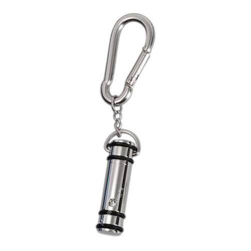 Crystal Cylinder Cremation Keychain