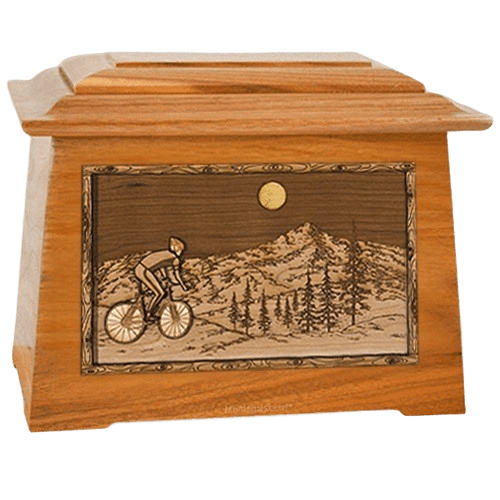 Cycling Mahogany Aristocrat Cremation Urn