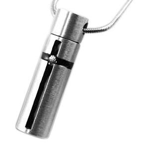 Cylinder Cross Cremation Jewelry