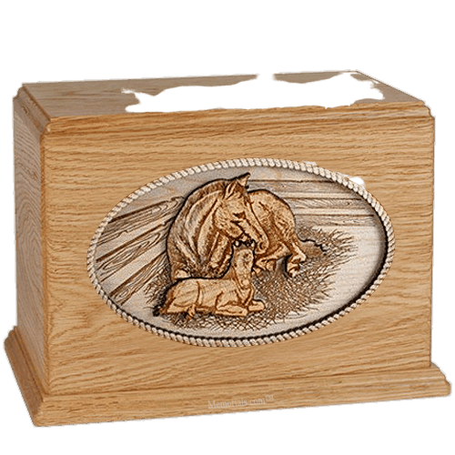 Daddys Love Oak Companion Urn