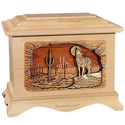 Desert Moon Maple Cremation Urn for Two
