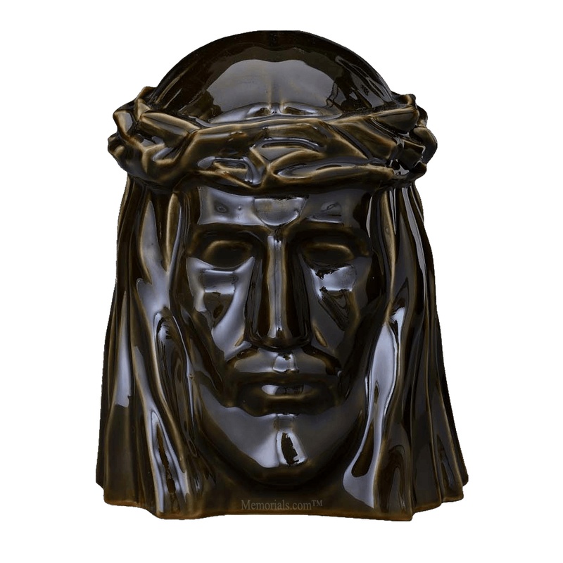 Christ Olive Cremation Urn 