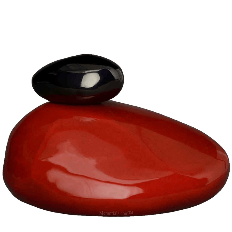 Stone Red Cremation Urn