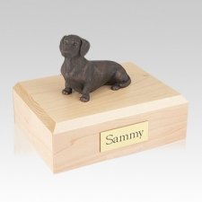 Dachshund Bronze Large Dog Urn