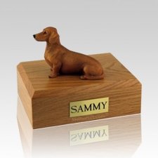 Dachshund Red & Brown Dog Urns