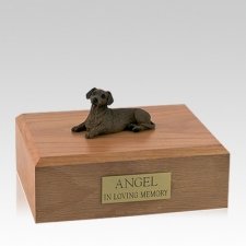 Dachshund Red Laying Large Dog Urn