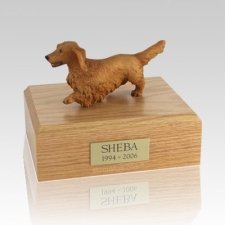 Dachshund Walking X Large Dog Urn