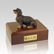 Dachshund Wire Haired X Large Dog Urn