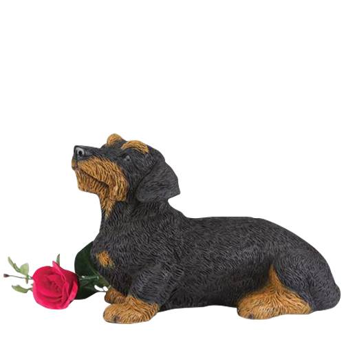 Dachshund Wirehair Cremation Urn