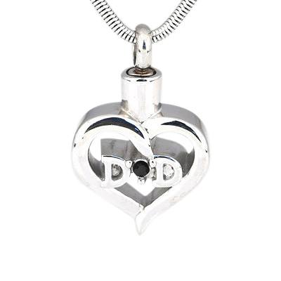 Metal Color: Silver, Main Stone Color: Pendant Davitu K12838 Infinity Ribbon Cremation Jewelry for Ashes Pendant Holder Urns Stainless Steel Keepsake Memorial Necklace for Women Men