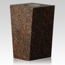 Dakota Mahogany Modern Granite Vase