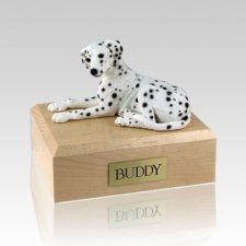 Dalmatian Laying Large Dog Urn