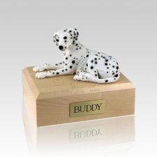 Dalmatian Laying Medium Dog Urn