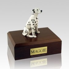 Dalmatian Sitting Dog Urns