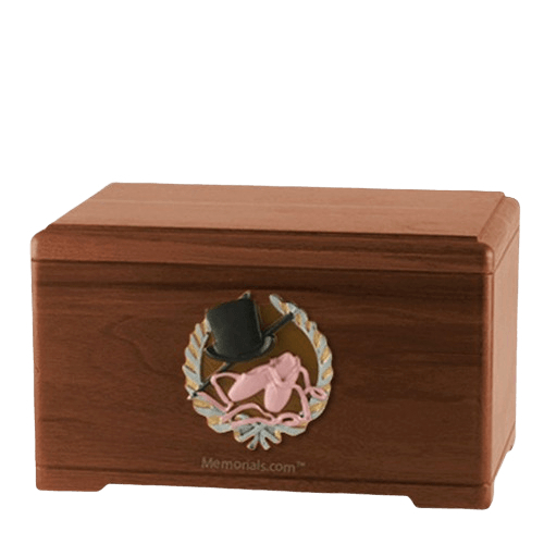 Ballet Walnut Cremation Urn