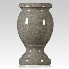 Dark Gray Granite Vase