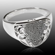 Defender Cremation Print Rings