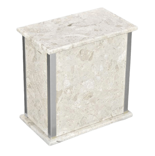 Designer Silver Perlato Urn