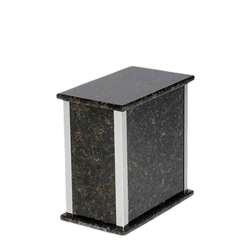 Designer Silver Verde Granite Medium Urn