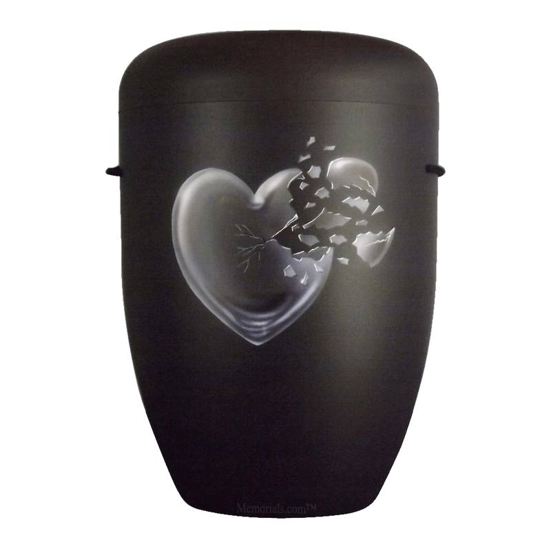 Shattered Heart Biodegradable Urn