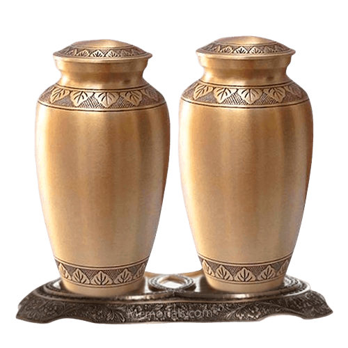 Dignity Bronze Cremation Urns For Two