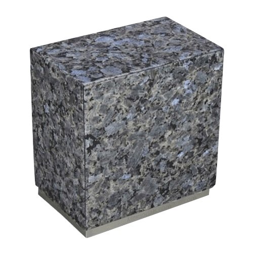 Dignity Blue Pearl Granite Cremation Urn 