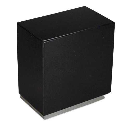 Dignity Silver Nero Granite Urn