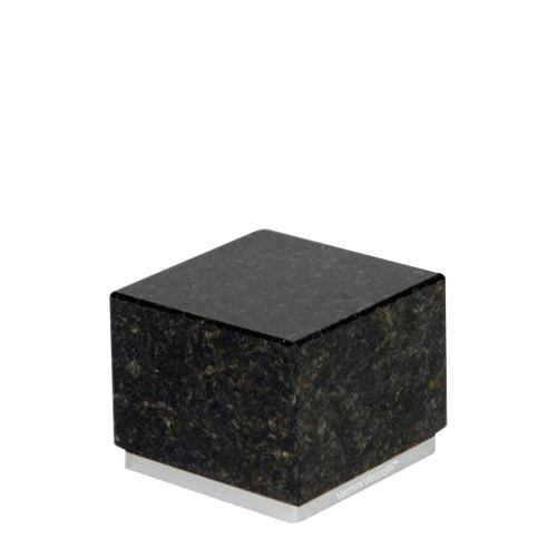 Dignity Silver Verde Granite Medium Urn