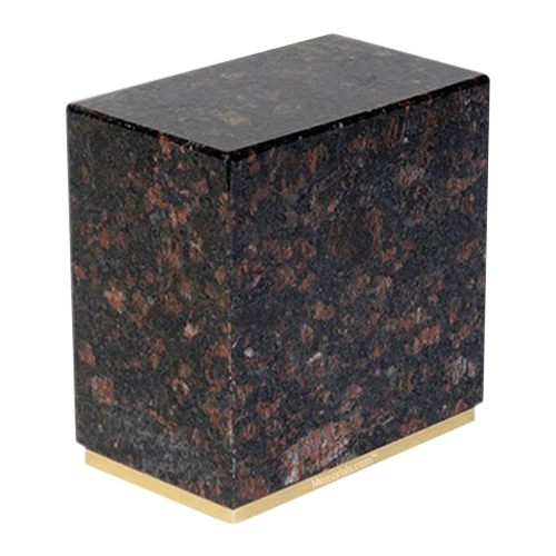 Dignity Tan Brown Granite Cremation Urn