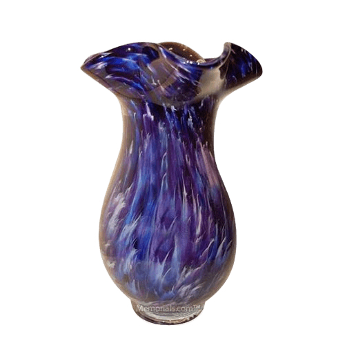 Diochroic Rainbow Glass Cremation Urn