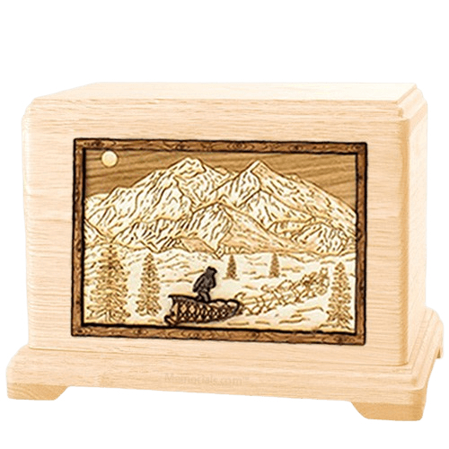 Dogsled Maple Hampton Cremation Urn