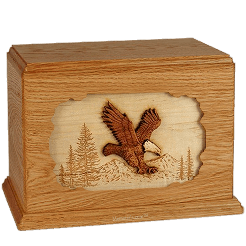 Eagle Mahogany Companion Urn