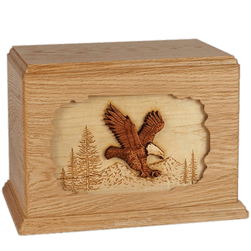 Eagle Oak Companion Urn