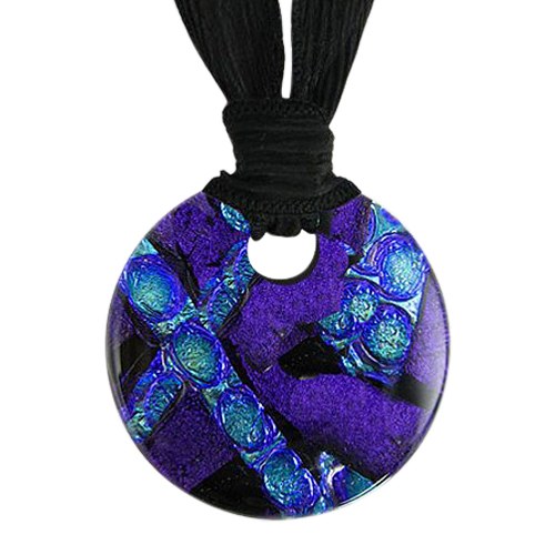 Purple Embrace Small Ash Pendant