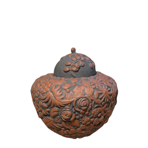 Earthen Ceramic Small Cremation Urn