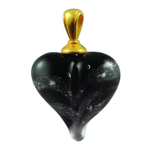 Ebony Love Cremation Ash Pendant