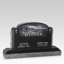 Eden Companion Granite Headstone