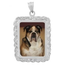 Elegance Silver Photo Pendant