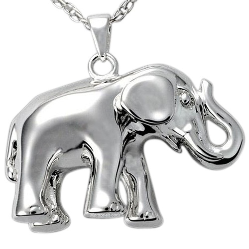 Elephant Cremation Pendant III