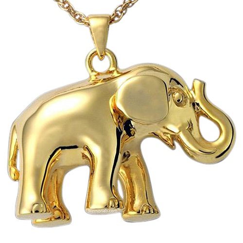 Elephant Cremation Pendant II