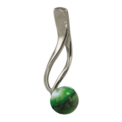 Emerald Tune Cremation Ash Pendant