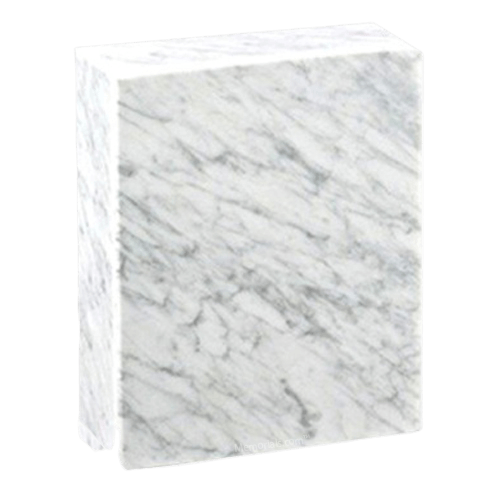 Eternitas Bianco Carrera Marble Urn