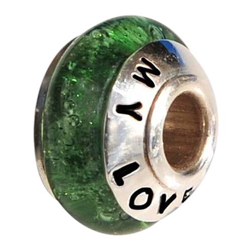 Evergreen Cremation Ash Bead