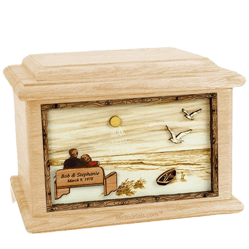 Evermore Maple Memory Chest Cremation Urn