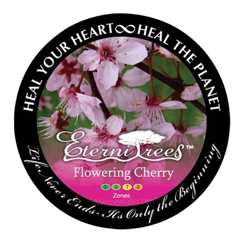 Flowering Cherry Memorial Tree Urn