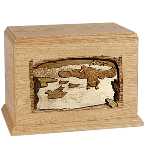 Flying Ducks Maple Companion Urn