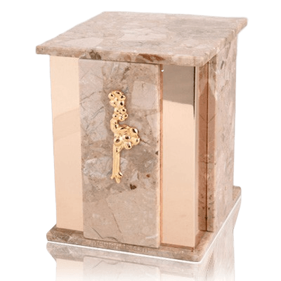 Foresta Brown Tone Marble Cremation Urn